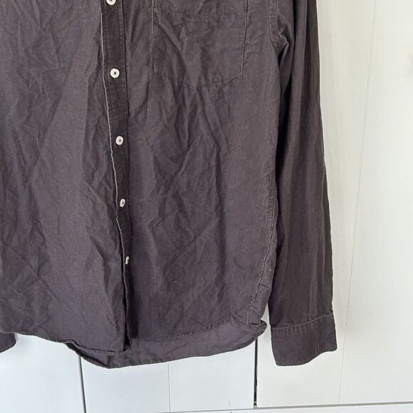 Mens Boden Cord Button Down Shirt Size Medium Regular Fit Brown Soft Corduroy - Picture 3 of 6